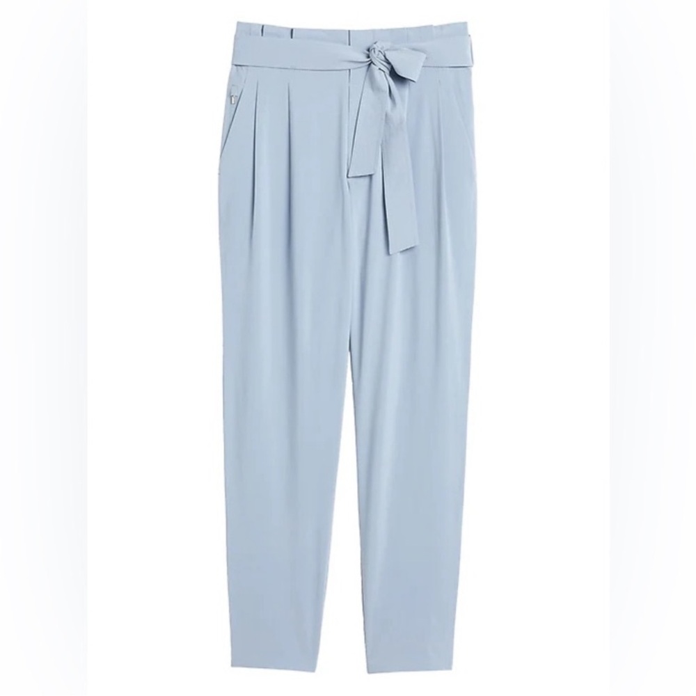 Athleta skyline pant II. 
Women's Light Blue Tie-Waist